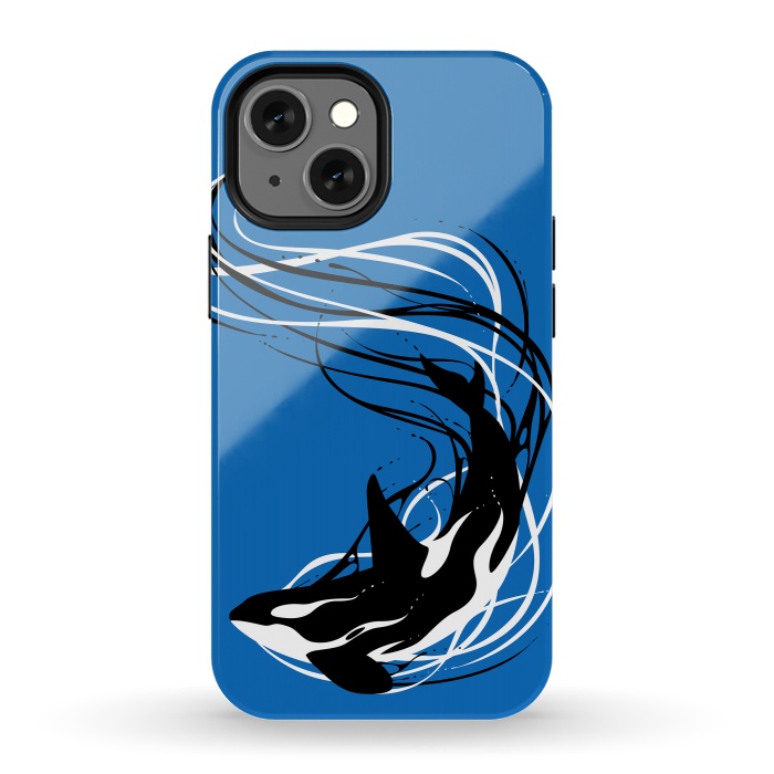 iPhone 13 mini StrongFit Fantasy Killer Whale by Alberto