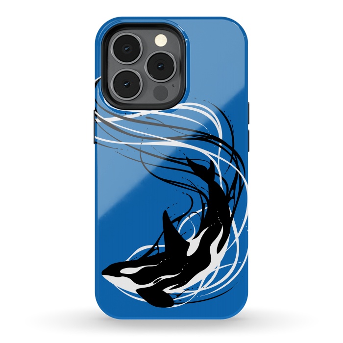 iPhone 13 pro StrongFit Fantasy Killer Whale by Alberto