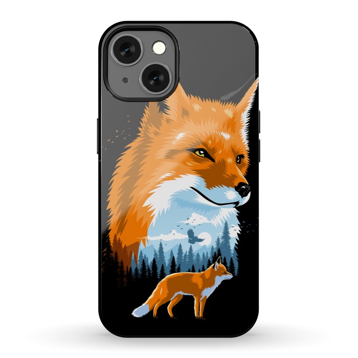 iPhone 13 StrongFit Fox in forest by Alberto