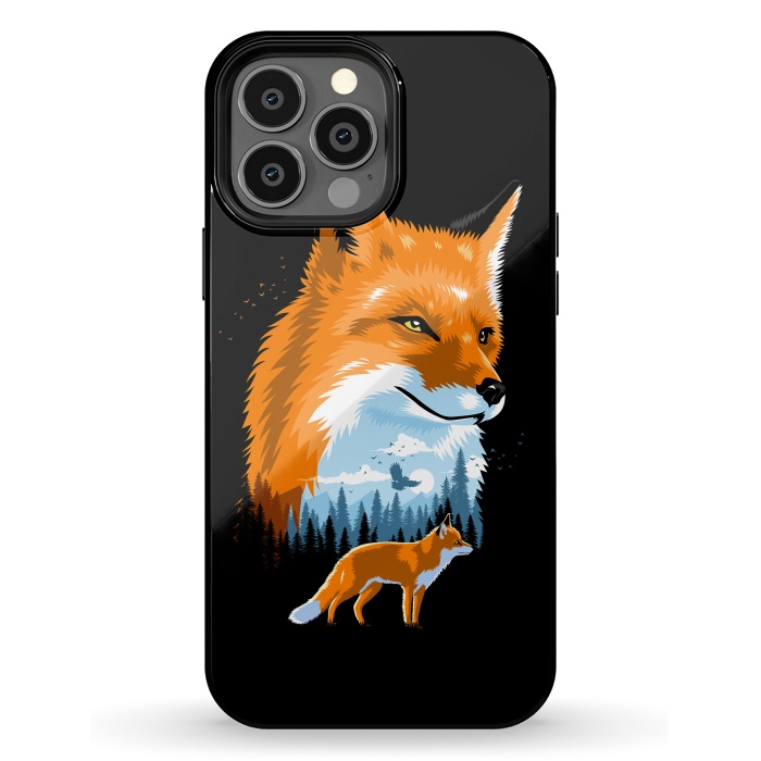 iPhone 13 Pro Max StrongFit Fox in forest by Alberto