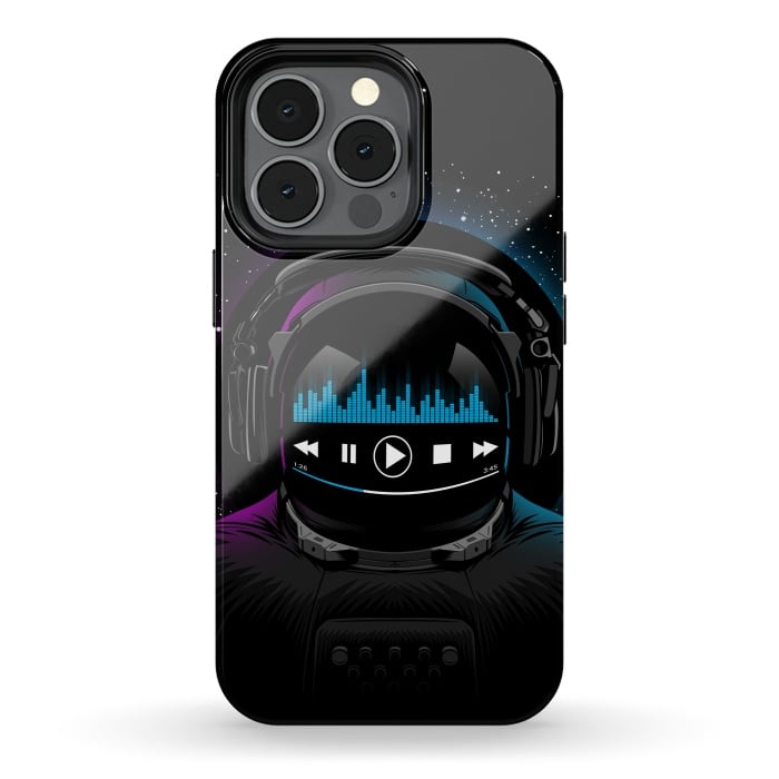 iPhone 13 pro StrongFit Music disco Astronaut by Alberto
