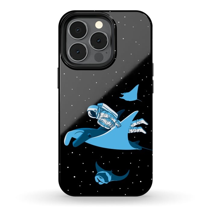 iPhone 13 pro StrongFit Astronaut blanket fish by Alberto