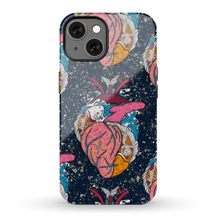 iPhone 13 StrongFit Pisces Heart by Ranggasme
