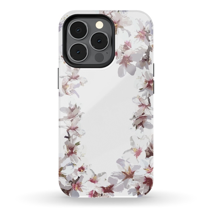 iPhone 13 pro StrongFit Sweet cherry blossom flowers by Julia Grifol