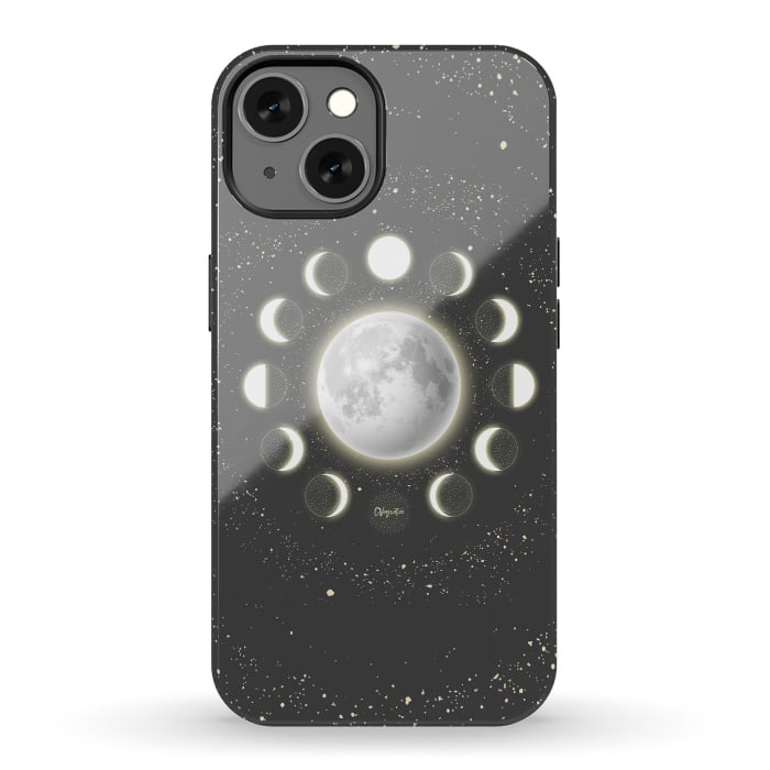 iPhone 13 StrongFit Telescope Dreamy Shine-Phases of the Moon by ''CVogiatzi.