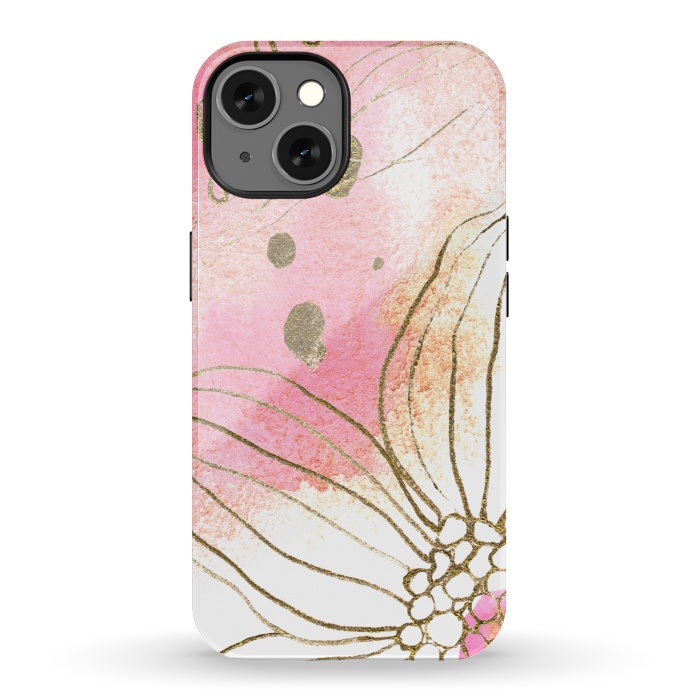 iPhone 13 StrongFit Pink Dreams by Lena Terzi by Elena Terzi
