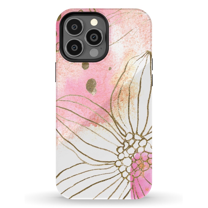 iPhone 13 Pro Max StrongFit Pink Dreams by Lena Terzi by Elena Terzi