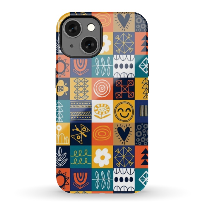iPhone 13 StrongFit tribal love ethnic 2  by MALLIKA