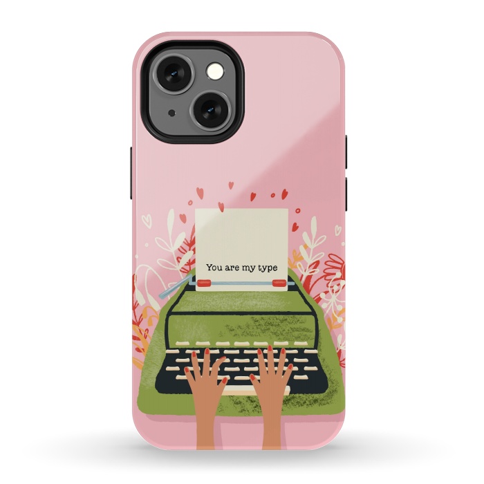iPhone 13 mini StrongFit You Are My Type, Happy Valentine's Day by Jelena Obradovic