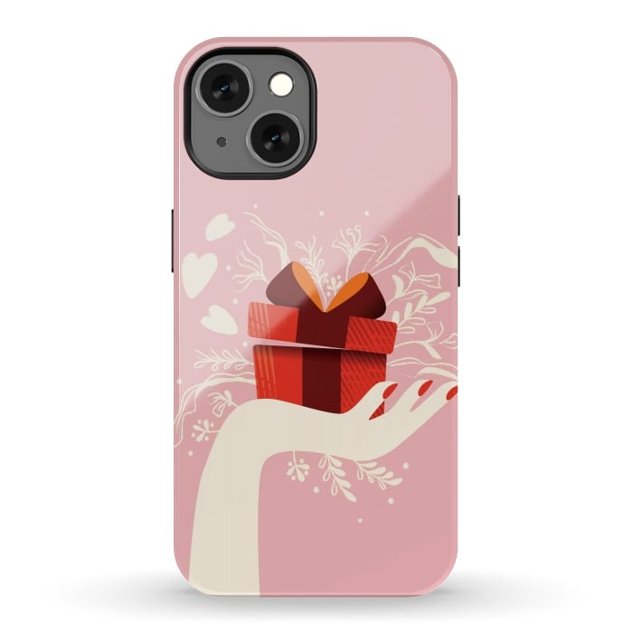 iPhone 13 StrongFit Love gift, Happy Valentine's Day by Jelena Obradovic
