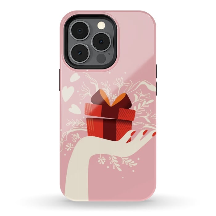 iPhone 13 pro StrongFit Love gift, Happy Valentine's Day by Jelena Obradovic