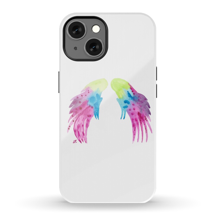 iPhone 13 StrongFit Angel wings watercolor  by ArtKingdom7
