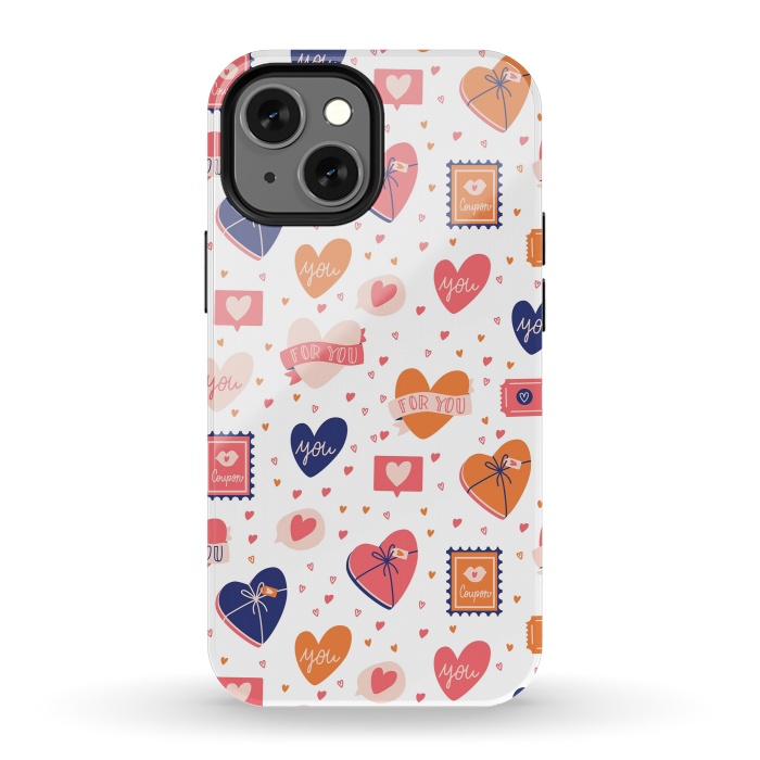 iPhone 13 mini StrongFit Valentine pattern 06 by Jelena Obradovic