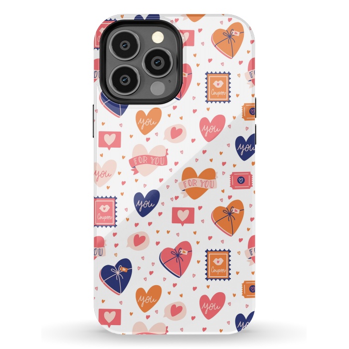 iPhone 13 Pro Max StrongFit Valentine pattern 06 by Jelena Obradovic