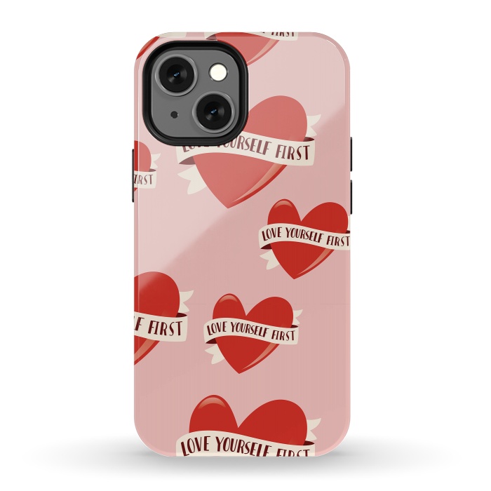 iPhone 13 mini StrongFit Valentine pattern 13 by Jelena Obradovic