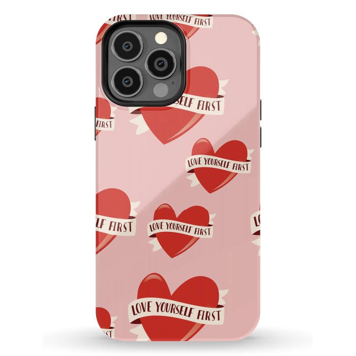 iPhone 13 Pro Max StrongFit Valentine pattern 13 by Jelena Obradovic