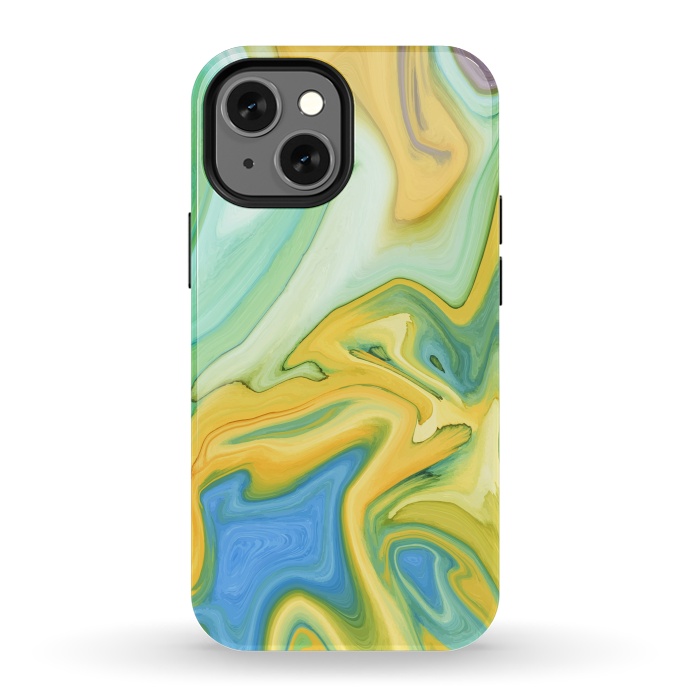 iPhone 13 mini StrongFit Summer Abstract by Creativeaxle