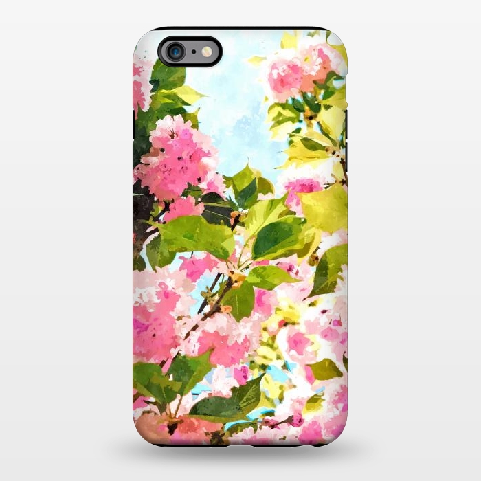 iPhone 6/6s plus StrongFit Day dreaming under the blooming Bougainvillea | Summer botanical Floral Vintage Garden Painting by Uma Prabhakar Gokhale