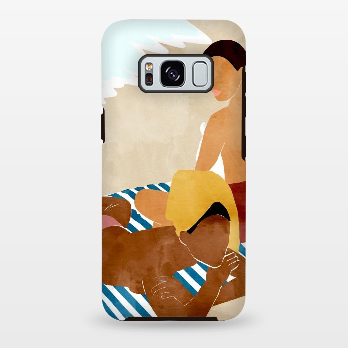 Galaxy S8 plus StrongFit Beach Besties by Uma Prabhakar Gokhale