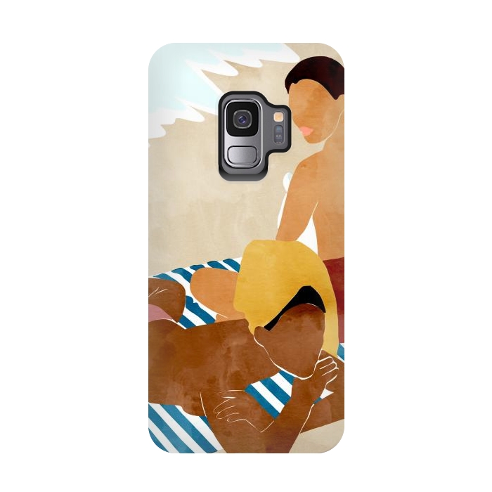 Galaxy S9 StrongFit Beach Besties by Uma Prabhakar Gokhale