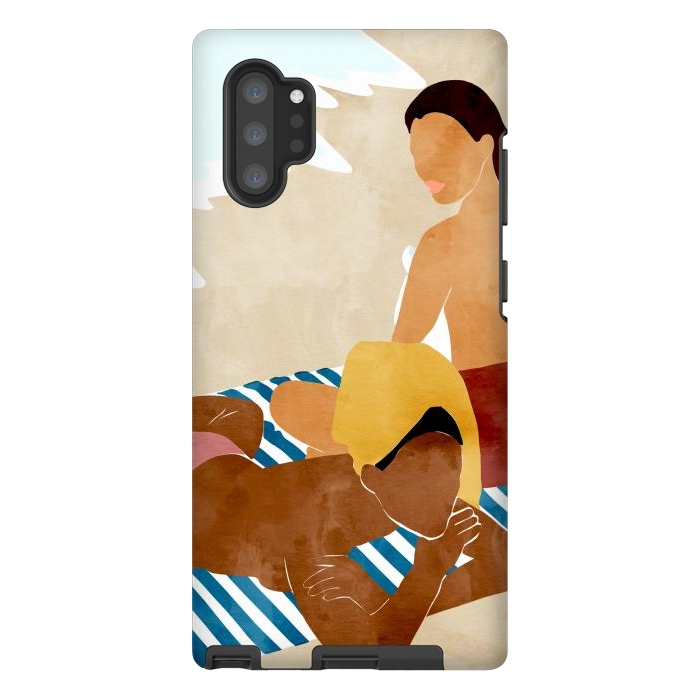 Galaxy Note 10 plus StrongFit Beach Besties by Uma Prabhakar Gokhale