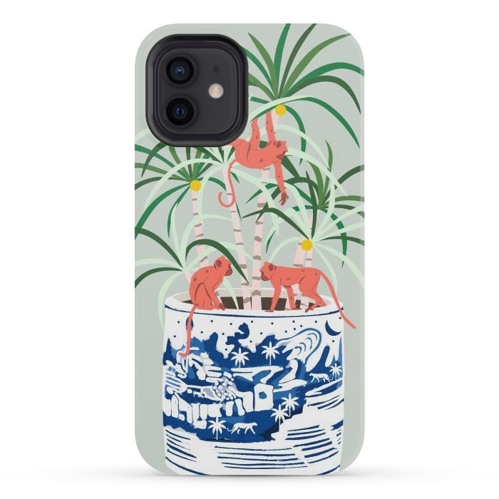 iPhone 12 mini StrongFit Tropical Bonsai by Uma Prabhakar Gokhale