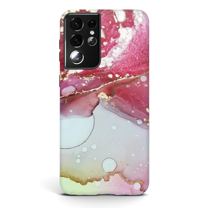 Galaxy S21 ultra StrongFit Berry Sorbet by ArtsCase