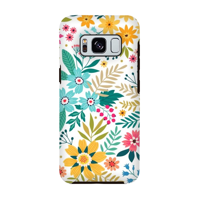 Galaxy S8 StrongFit Bloomy Garden by ArtsCase