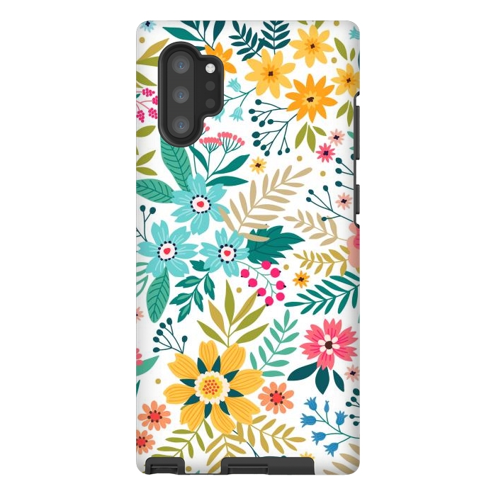 Galaxy Note 10 plus StrongFit Bloomy Garden by ArtsCase