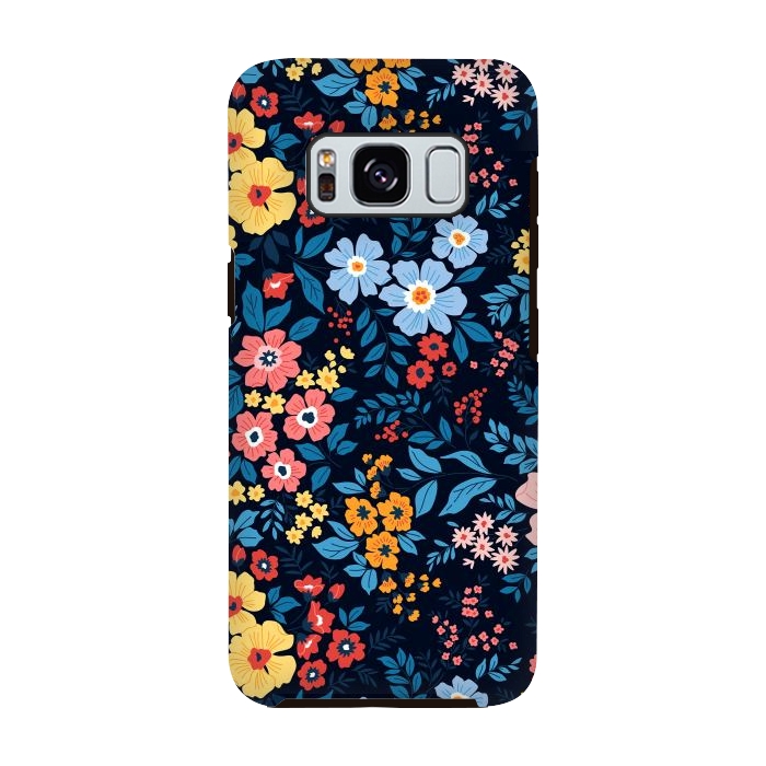 Galaxy S8 StrongFit Flowers in the Darkness by ArtsCase