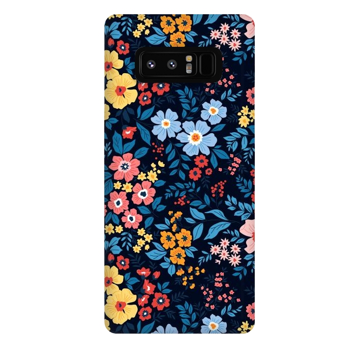 Galaxy Note 8 StrongFit Flowers in the Darkness by ArtsCase