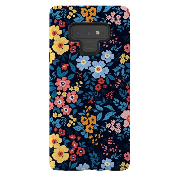 Galaxy Note 9 StrongFit Flowers in the Darkness by ArtsCase