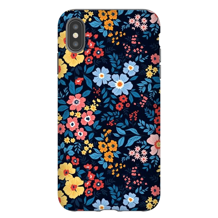 iPhone Xs Max StrongFit Flowers in the Darkness by ArtsCase