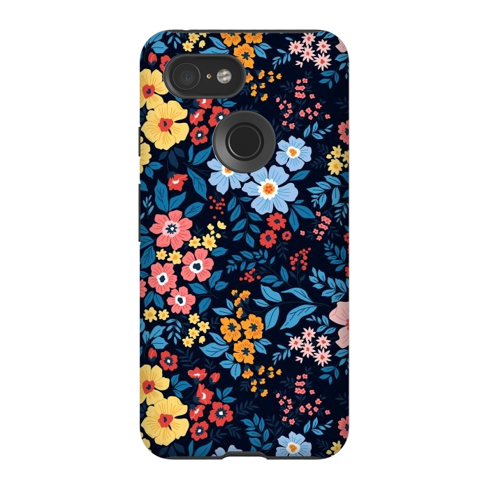 Pixel 3 StrongFit Flowers in the Darkness by ArtsCase