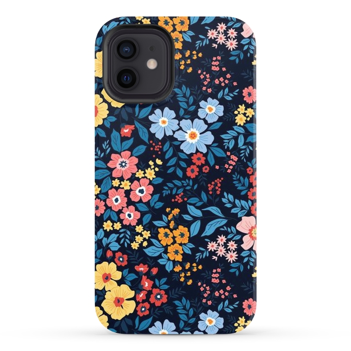 iPhone 12 StrongFit Flowers in the Darkness by ArtsCase