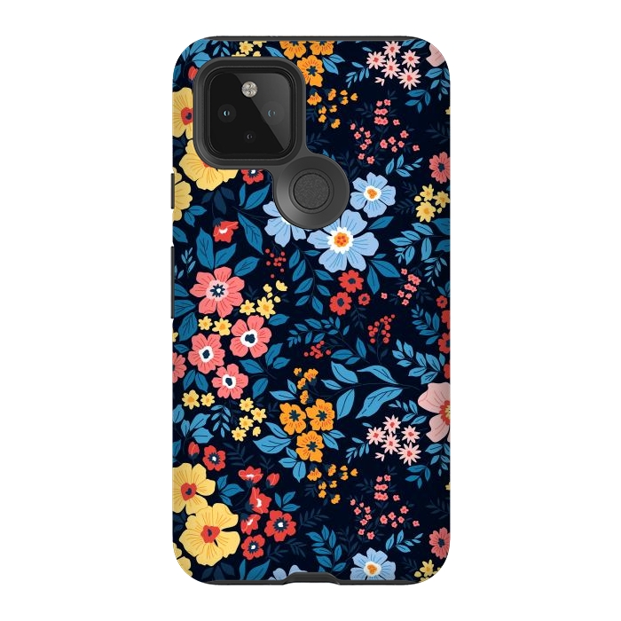 Pixel 5 StrongFit Flowers in the Darkness by ArtsCase