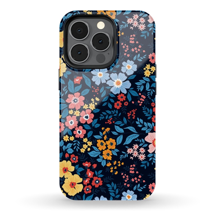 iPhone 13 pro StrongFit Flowers in the Darkness by ArtsCase