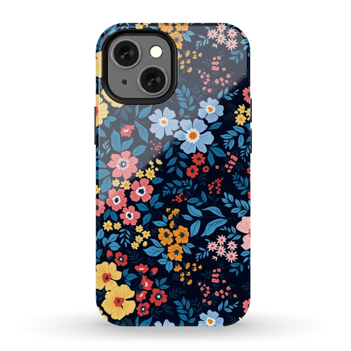 iPhone 13 mini StrongFit Flowers in the Darkness by ArtsCase
