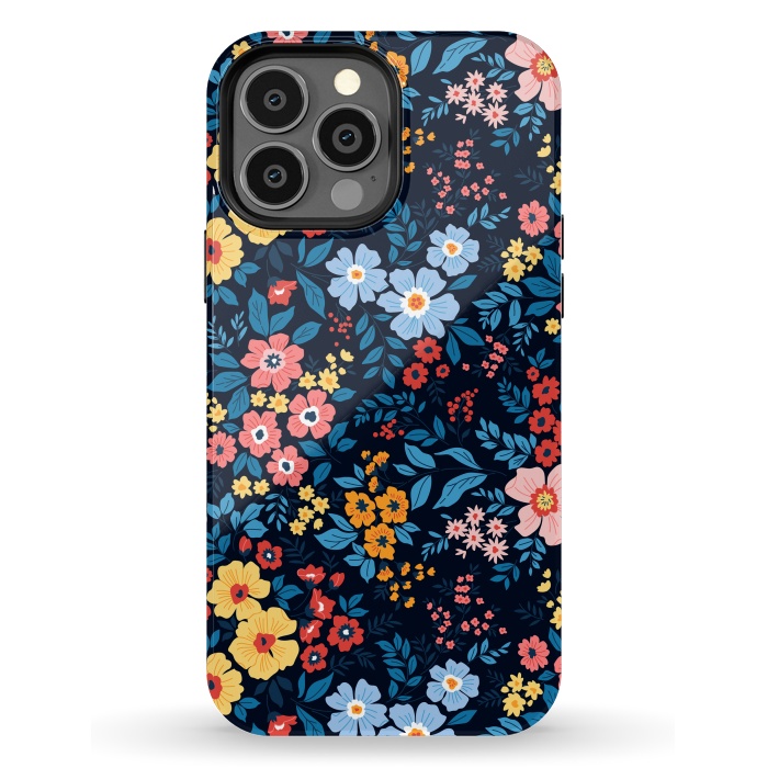 iPhone 13 Pro Max StrongFit Flowers in the Darkness by ArtsCase