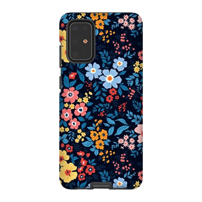 Galaxy S20 Plus StrongFit Flowers in the Darkness by ArtsCase