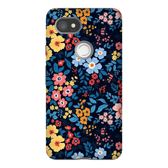 Pixel 2XL StrongFit Flowers in the Darkness by ArtsCase