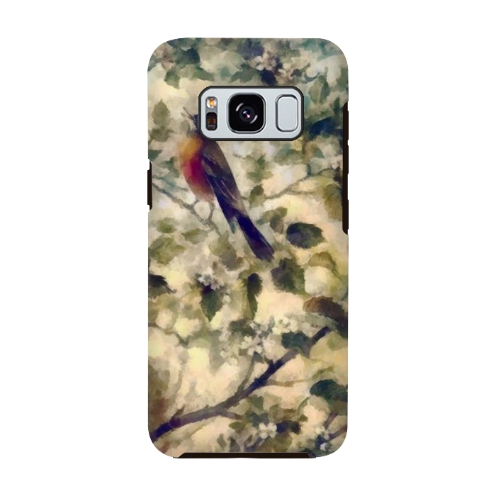 Galaxy S8 StrongFit Watercolored Nature by Texnotropio