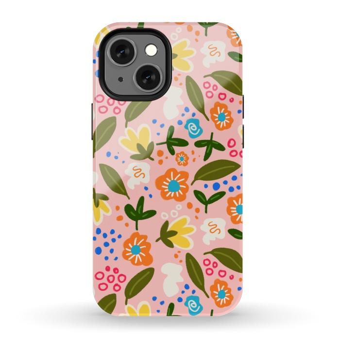 iPhone 13 mini StrongFit Like Wildflowers by Uma Prabhakar Gokhale