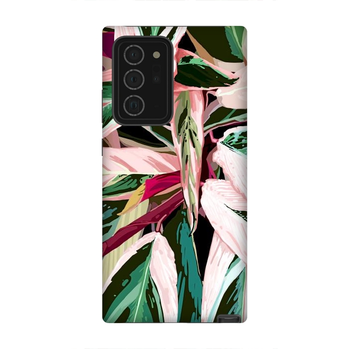 Galaxy Note 20 Ultra StrongFit Tropical Variegated Houseplant by Uma Prabhakar Gokhale