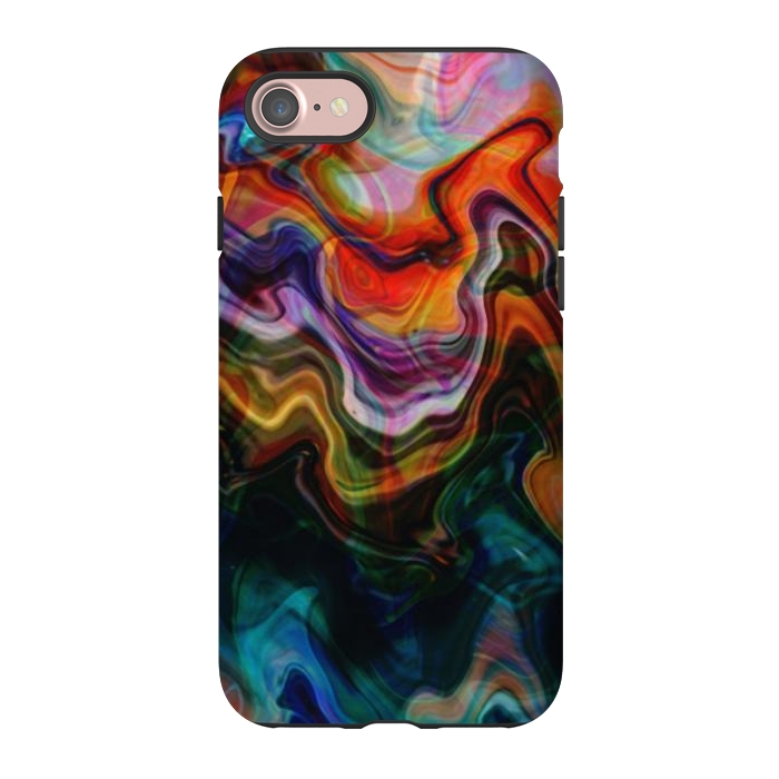 iPhone 7 StrongFit Digitalart Abstract Marbling G596 by Medusa GraphicArt