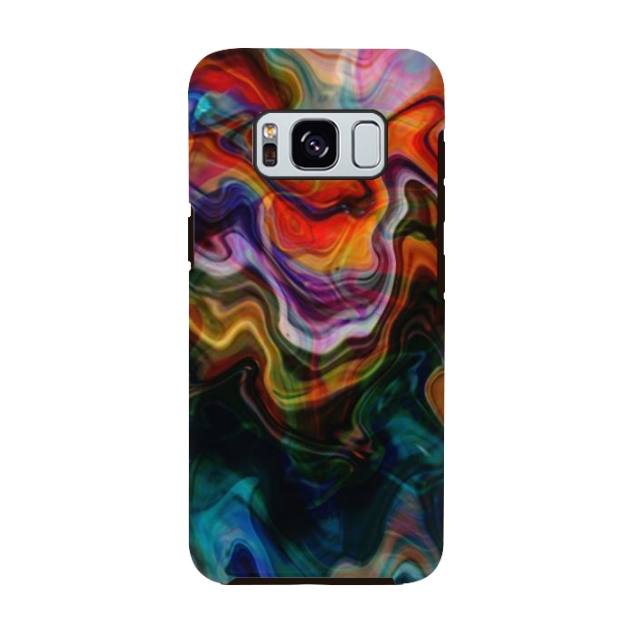 Galaxy S8 StrongFit Digitalart Abstract Marbling G596 by Medusa GraphicArt