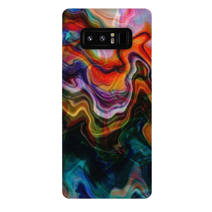 Galaxy Note 8 StrongFit Digitalart Abstract Marbling G596 by Medusa GraphicArt