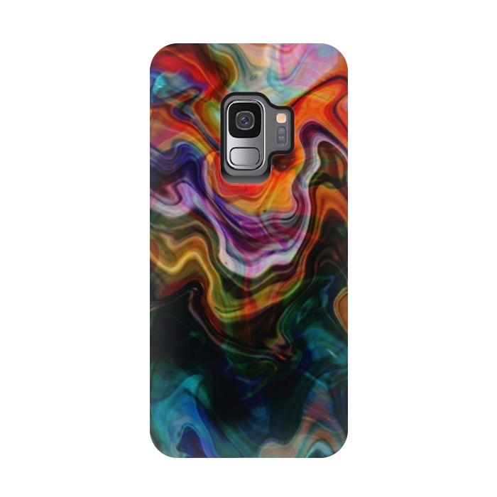 Galaxy S9 StrongFit Digitalart Abstract Marbling G596 by Medusa GraphicArt
