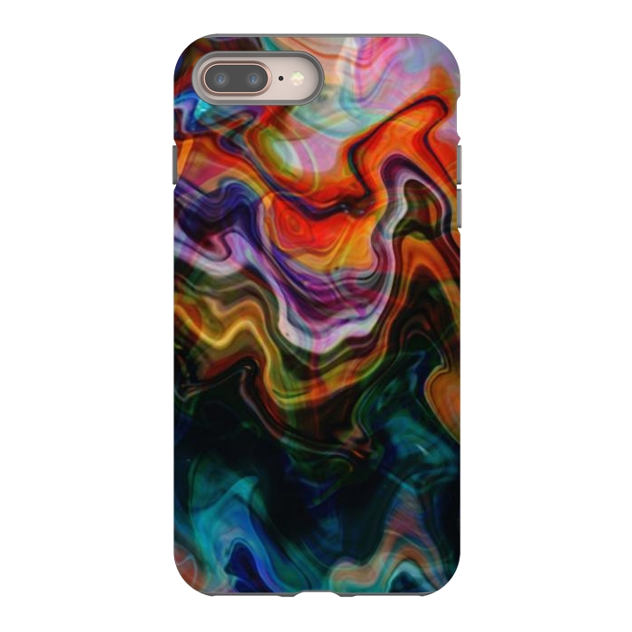 iPhone 8 plus StrongFit Digitalart Abstract Marbling G596 by Medusa GraphicArt