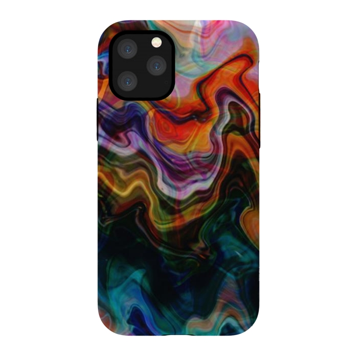 iPhone 11 Pro StrongFit Digitalart Abstract Marbling G596 by Medusa GraphicArt